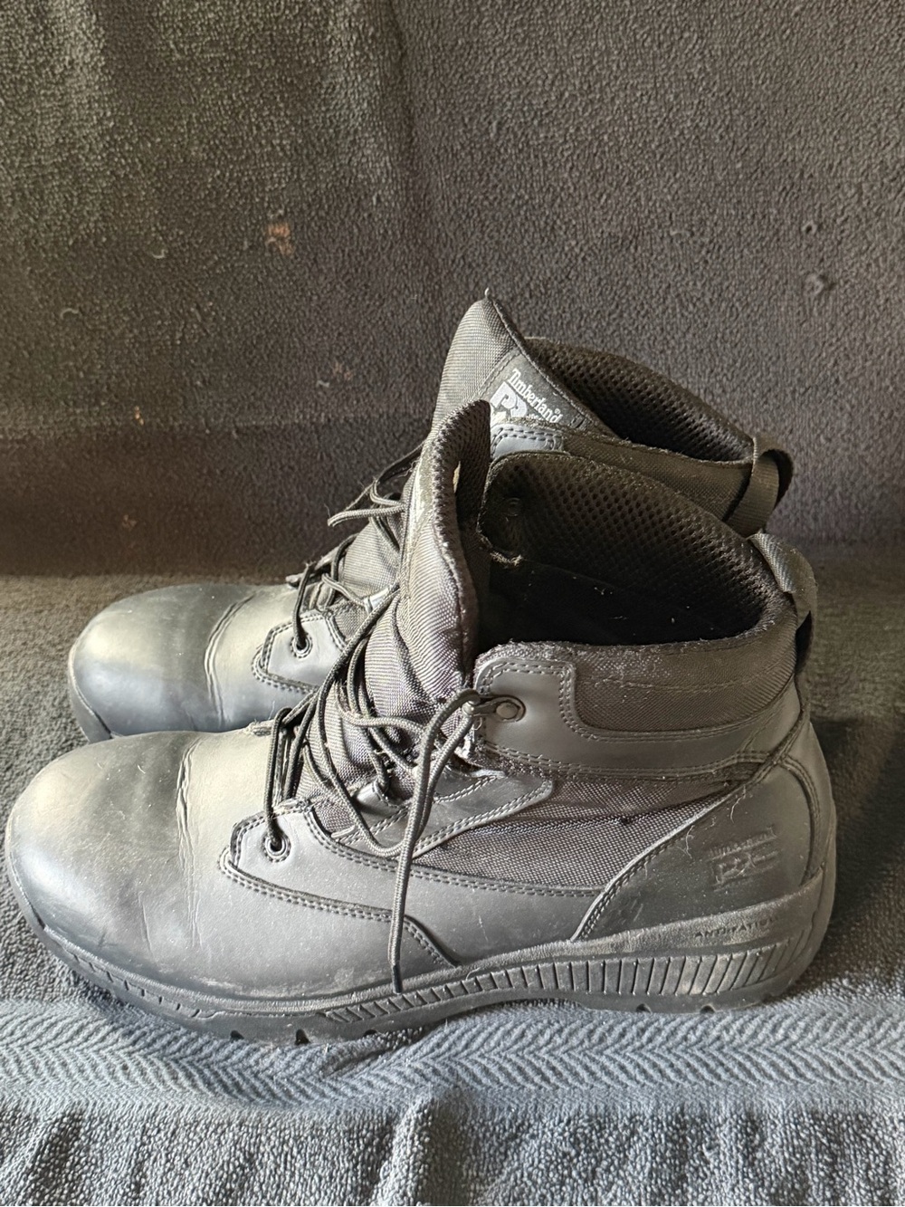 Timberland Black Men's Lace-Up Tactical Boots